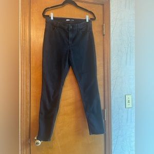 Old Navy Super Skinny Mid Rise Black Jeans sz 10